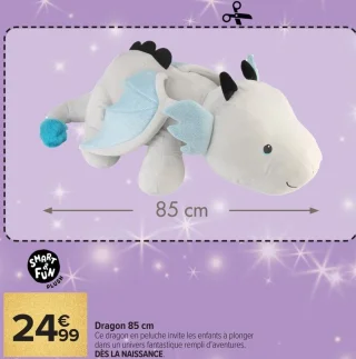 Dragon 85 cm Smart & Fun Plush