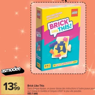 Jeu d'ambiance Brick Like This Asmodee Lego