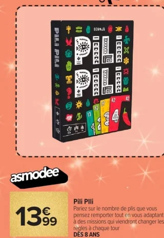 Jeu de cartes Pili Pili Asmodee