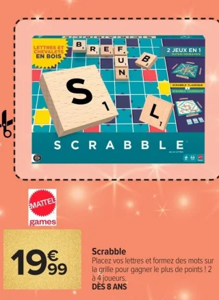 Jeu de société Scrabble Mattel Games