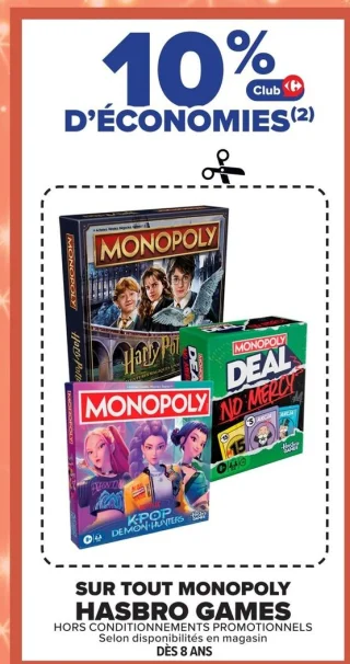 Jeux de société Monopoly Hasbro Games