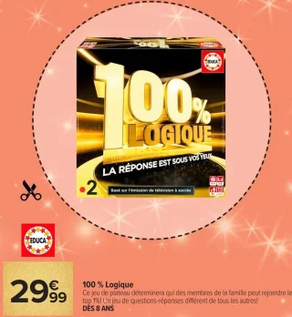 Jeu de société 100% Logique Educa