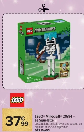 LEGO® Minecraft® 21594 – Le Squelette