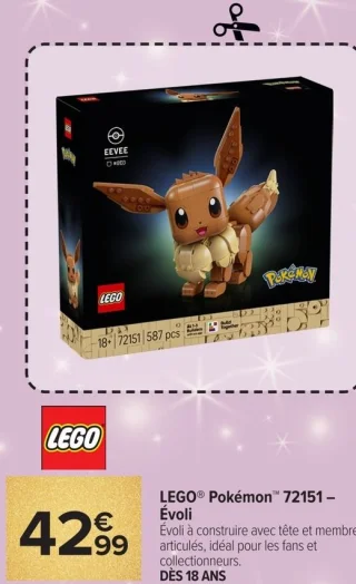 LEGO® Pokémon™ 72151 – Évoli