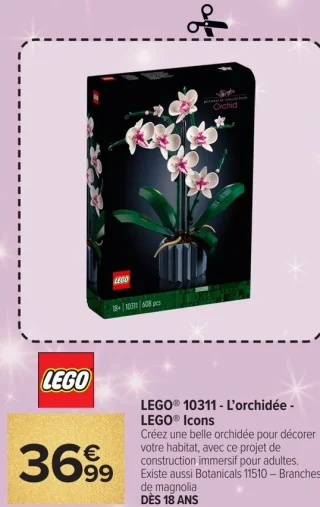 LEGO® 10311 - L'orchidée - LEGO® Icons