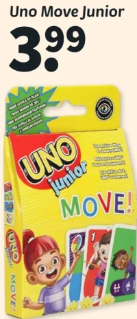 Jeu de cartes Uno Move Junior