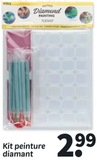 Kit peinture diamant Wibra