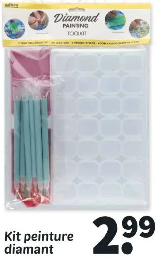 Kit peinture diamant Wibra