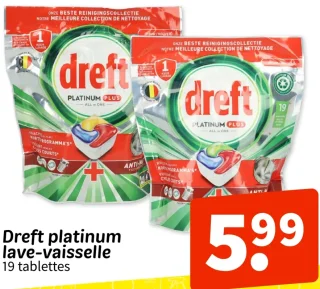 Dreft platinum lave-vaisselle