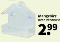 Mangeoire avec ventouse
