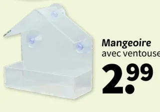 Mangeoire avec ventouse