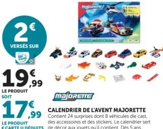 Calendrier de l'Avent Majorette
