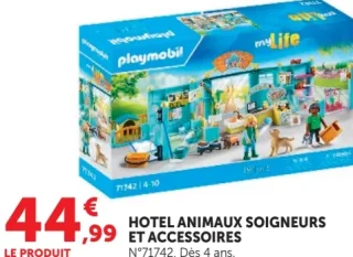 Hôtel Animaux Soigneurs et Accessoires Playmobil