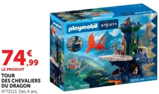 Tour des chevaliers du dragon Playmobil Knights 72113