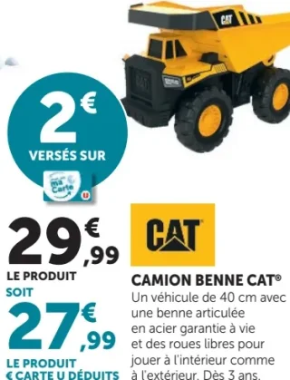 CAT Camion Benne