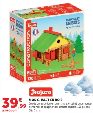 Jeujura Mon Chalet en Bois