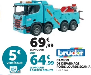 CAMION DE DÉPANNAGE POIDS LOURDS SCANIA Bruder
