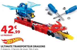 Ultimate transporteur dragons Hot Wheels