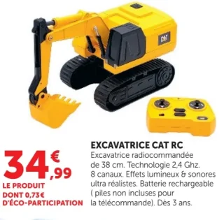 EXCAVATRICE CAT RC
