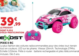 Voiture radiocommandée Pixie II RC Exost