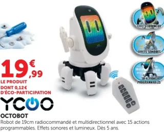Robot radiocommandé Octobot Ycoo