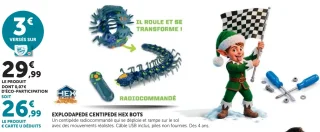 EXPLODAPEDE CENTIPEDE HEX BOTS