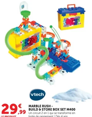 Marble Rush - Build & Store Box Set M400 Vtech