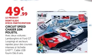 Circuit Speed Chaser 10m Polistil