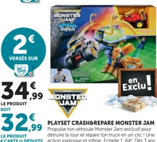 Playset Crash&Repare Monster Jam