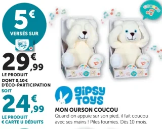 Mon Ourson Coucou Gipsy Toys