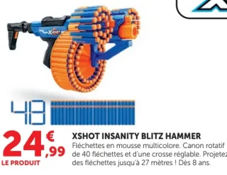 Pistolet XShot Insanity Blitz Hammer
