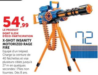 Pistolet XShot Insanity Motorized Rage Fire