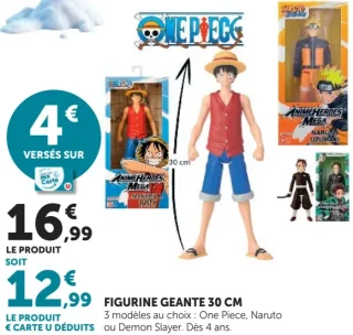 Figurine géante 30 cm Anime Heroes Mega