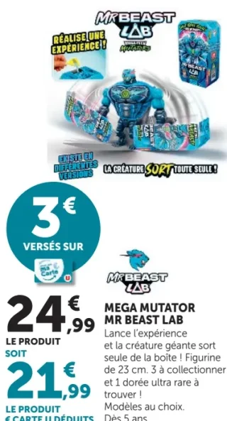 Mega Mutator Mr Beast Lab