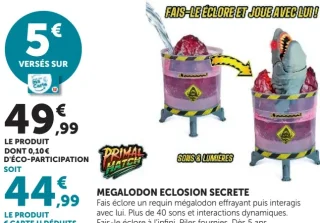 Megalodon éclosion secrète Primal Hatch