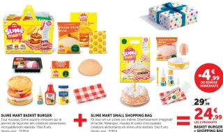 Coffret Slime Mart Basket Burger + Small Shopping Bag Zuru