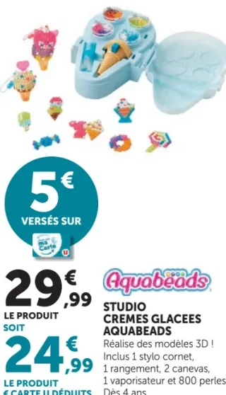 Aquabeads Studio crèmes glacées