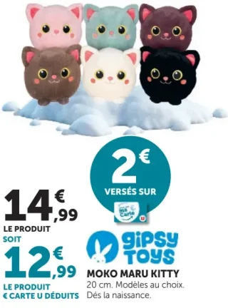 Gipsy Toys MOKO MARU KITTY 20 cm