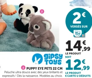 Gipsy Toys PUPPY EYE PETS 22 CM