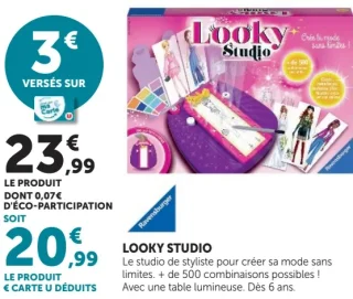 Studio de styliste Ravensburger Looky Studio