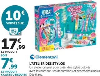 Coffret créatif Clementoni L'Atelier des Stylos