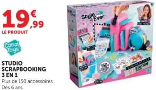 Canal Toys Studio Scrapbooking 3 en 1 Style 4 Ever