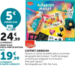 Maped Creativ Coffret Airbrush