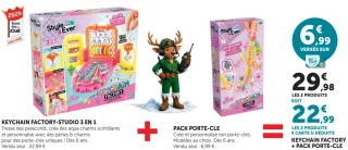 Keychain Factory-Studio 3 en 1 + Pack Porte-clé Style 4 Ever