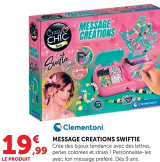 Jeu créatif Message Creations Swiftie Clementoni