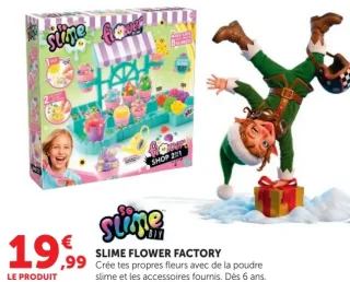 Jeu créatif Slime Flower Factory So Slime DIY