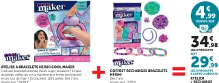 Atelier à bracelets Heishi + Coffret recharges bracelets Heishi Cool Maker