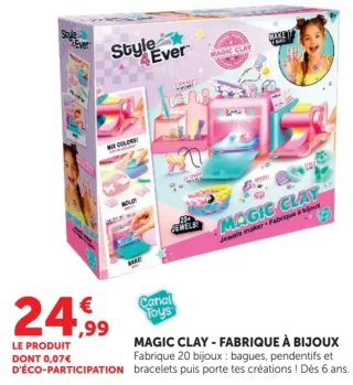 MAGIC CLAY - FABRIQUE À BIJOUX Canal Toys