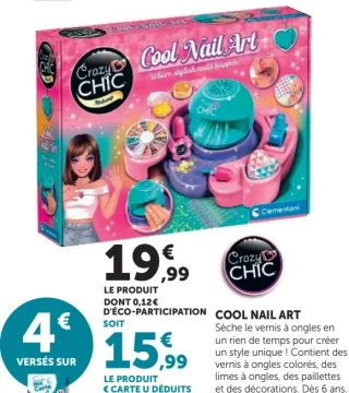 COOL NAIL ART Crazy Chic Clementoni