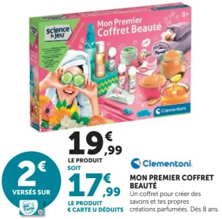 MON PREMIER COFFRET BEAUTÉ Clementoni Science & Jeu